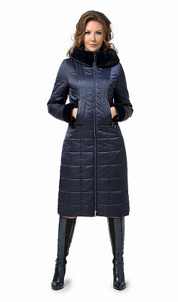 Утепленное демисезонное пальто